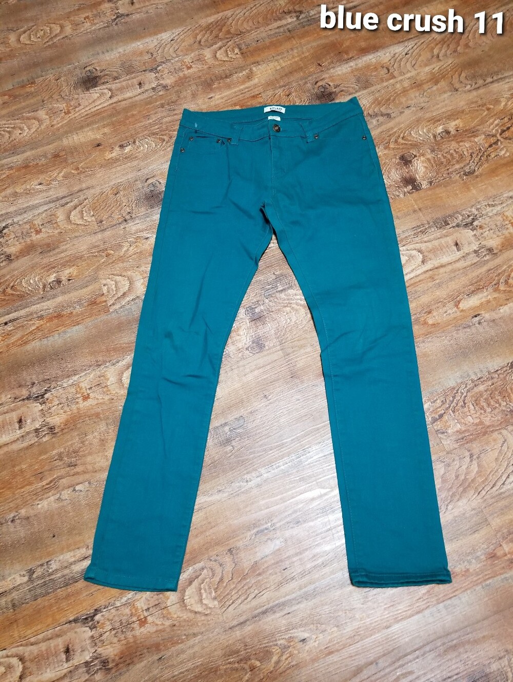 Blue Crush Teal Slim Fit Jeans 11 Nwotags
